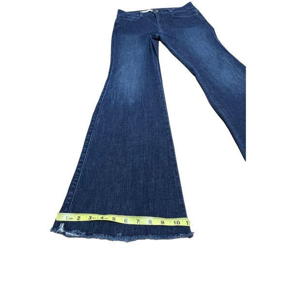 Pilcro Anthropologie Jeans Women Size 31 Flare Bootcut Dark Wash Denim Stretch - Picture 8 of 16
